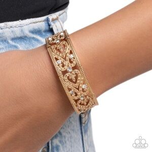 Paparazzi - Exclusive Eternity Gold Bracelet